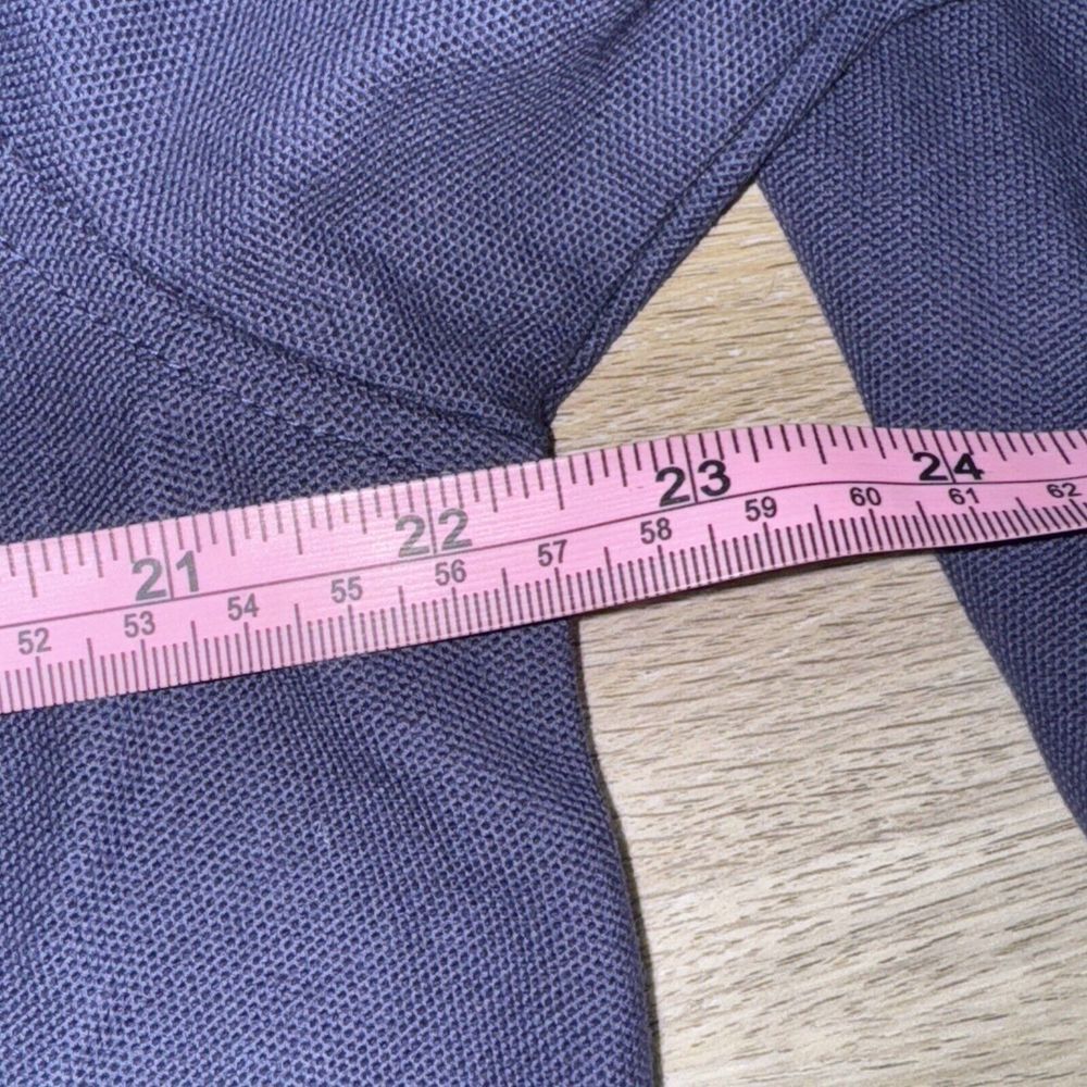 Jos A Bank Travelers Collection Polo Shirt‎ Mens M Navy Blue Long Sleeve Stretch - Picture 4 of 8